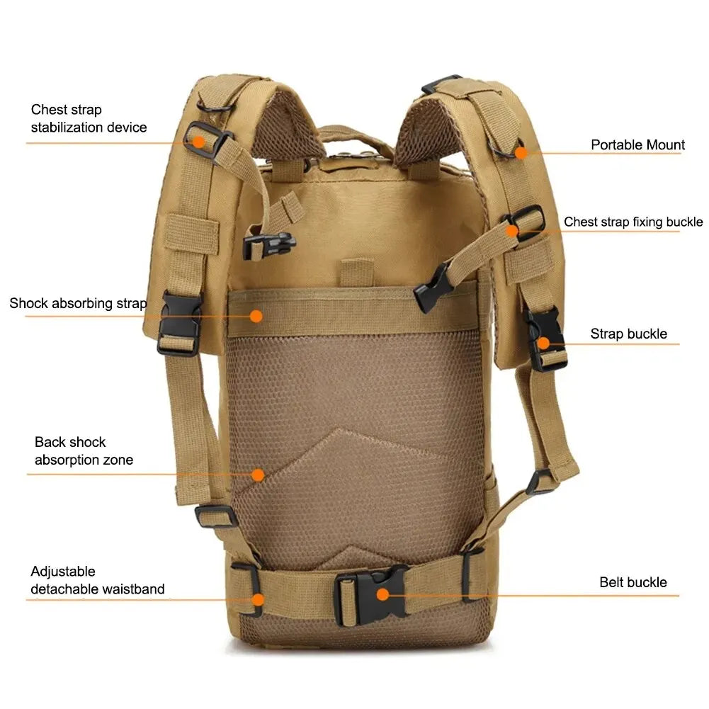 Tactical Backpack Camouflage Bag