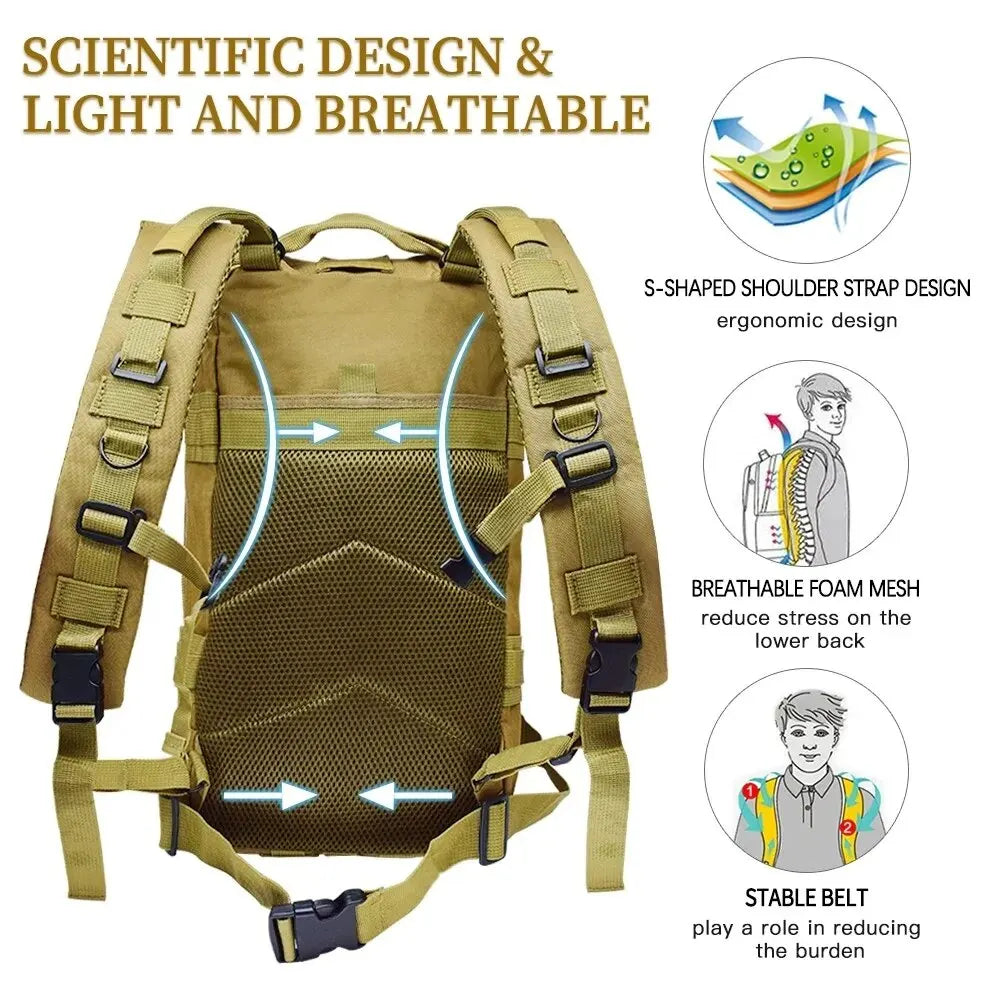 Tactical Backpack Camouflage Bag