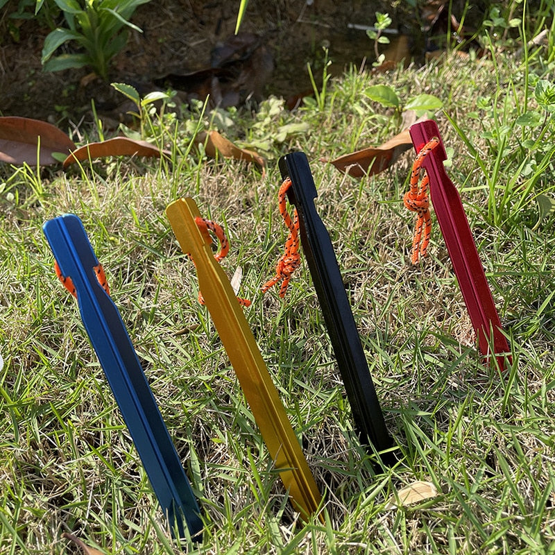 10Pcs Aluminum Alloy Tent Pegs