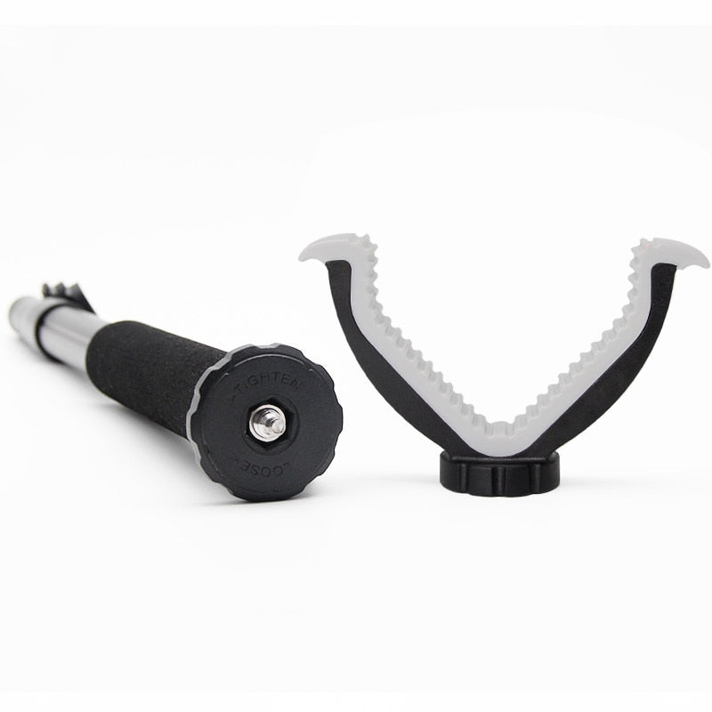 Aluminum Telescopic Shooting V Yoke Monopod