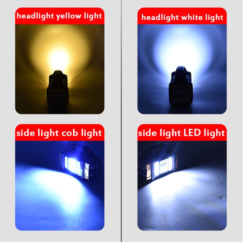 Solar LED Flashlight Work Lights USB